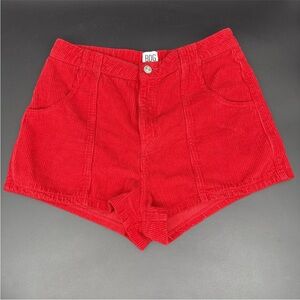 BDG Vibrant Red Corduroy Shorts